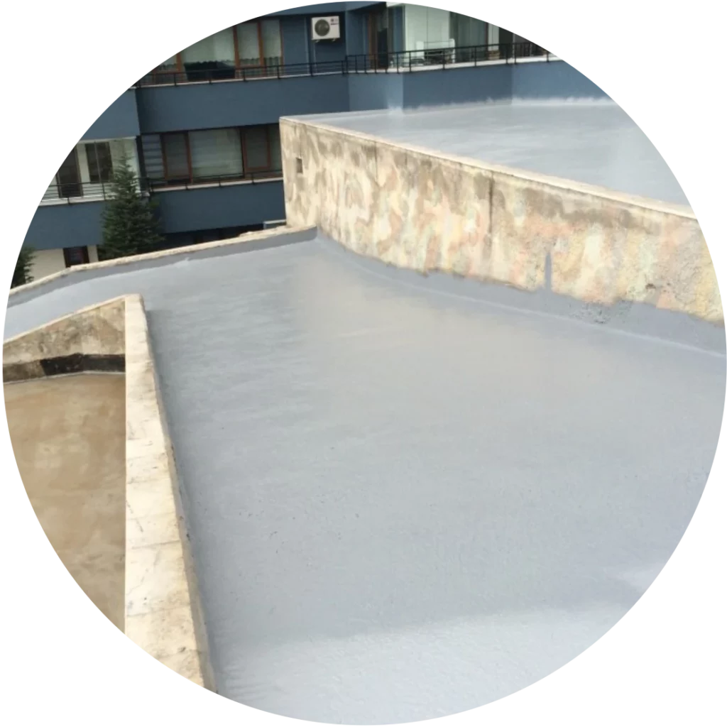 Insulating cork spray