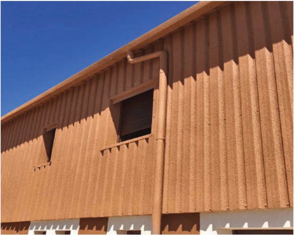 Textured wall finish